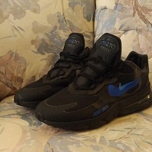 Nike Air Max 270 React Black Blue Sneakers